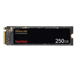 SANDISK EXTREAM PRO M.2 NVMe SSD 250GB HARD DRIVE